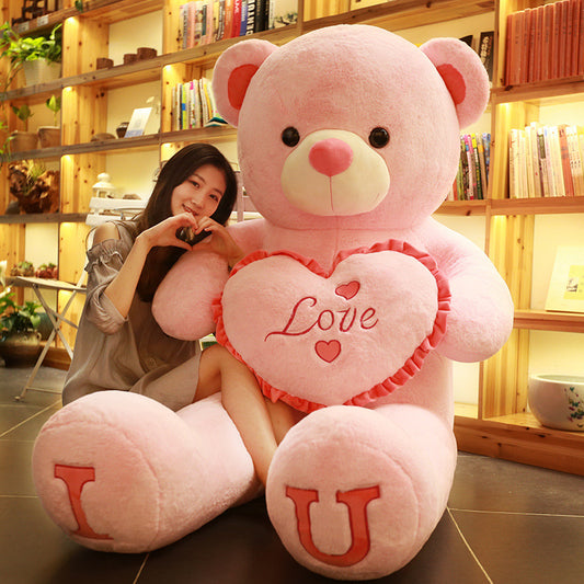 Chinese Valentine's Day Hug Bear Plush Toy