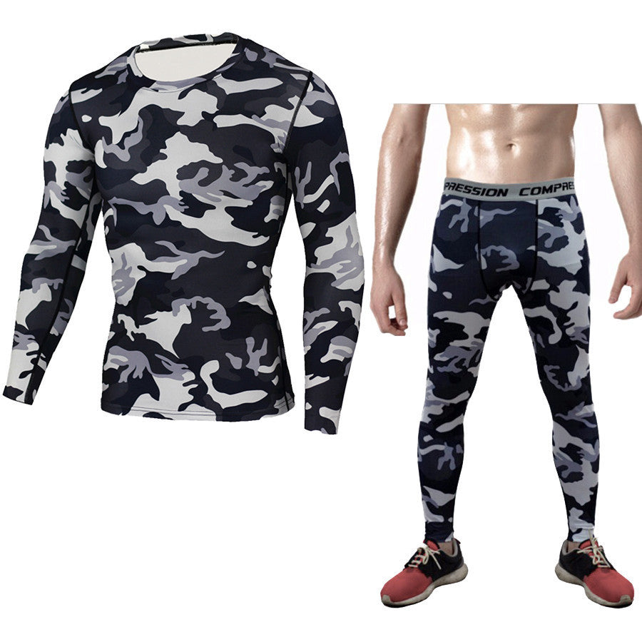 Men's thermal fitness suit