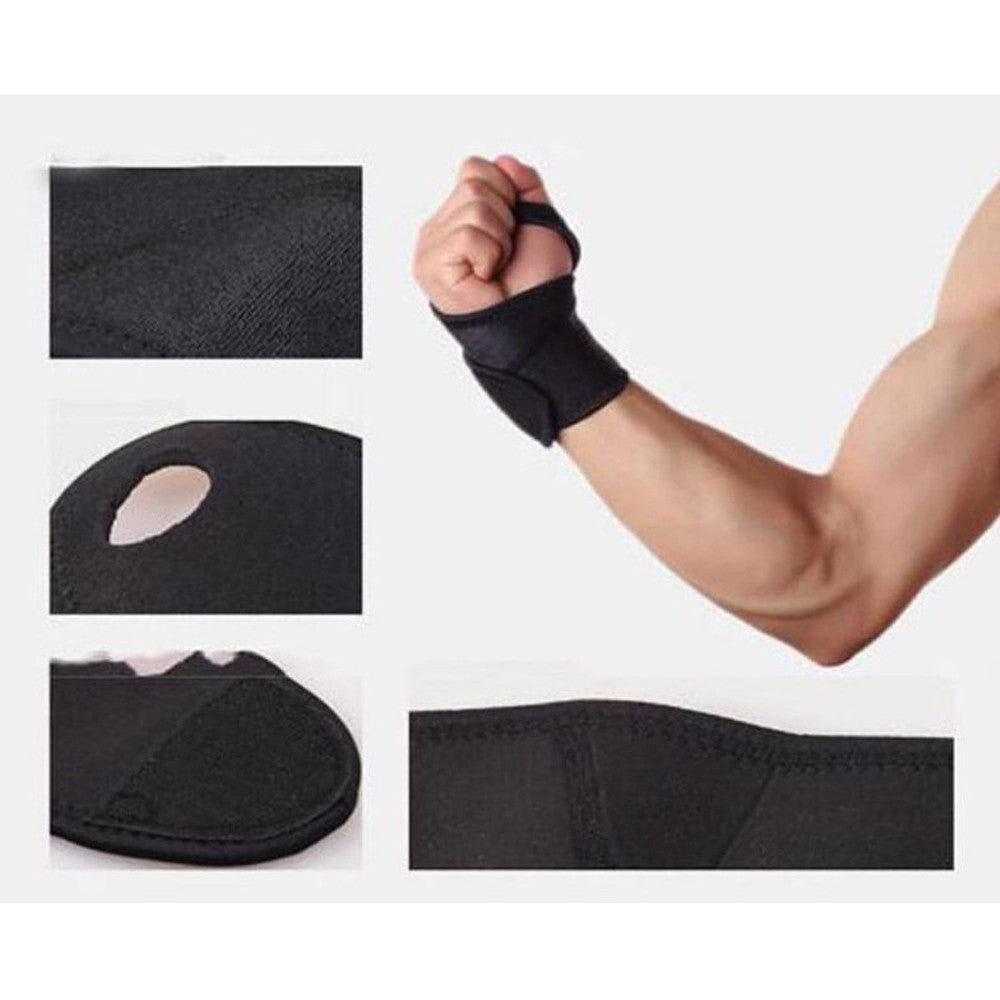 Breathable wrap wrist brace