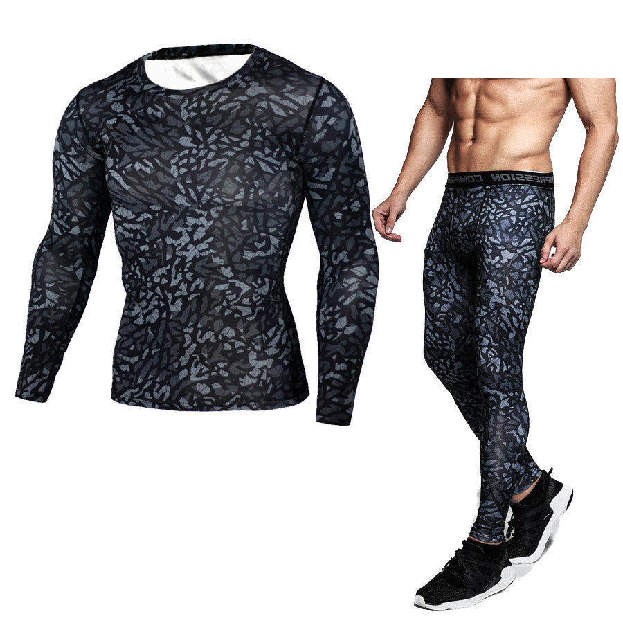 Men's thermal fitness suit