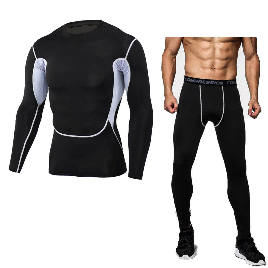 Men's thermal fitness suit