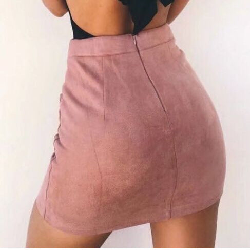 Pocket tied rope wrap hip skirt