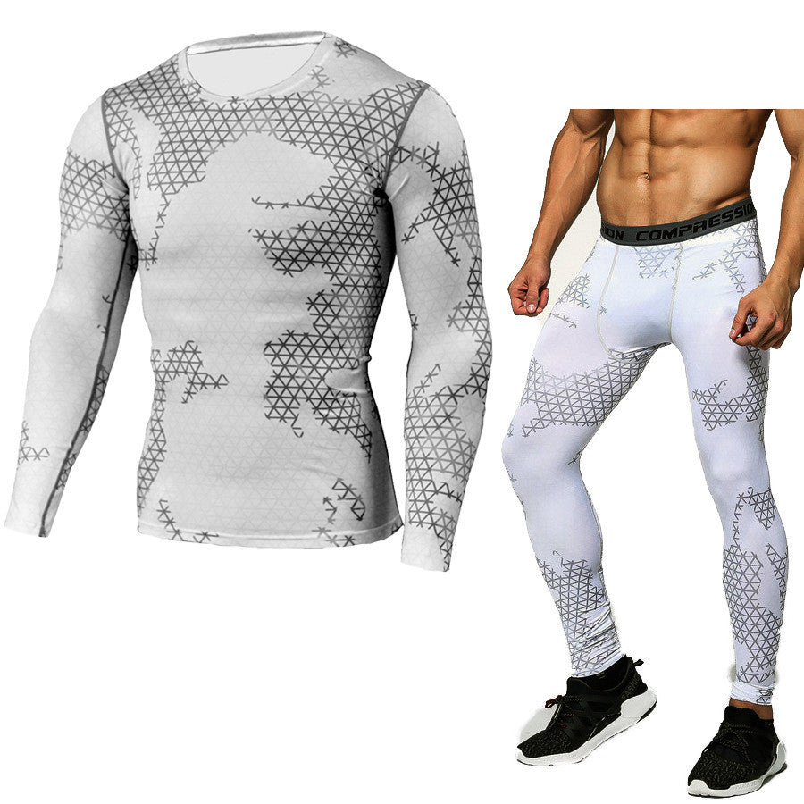 Men's thermal fitness suit