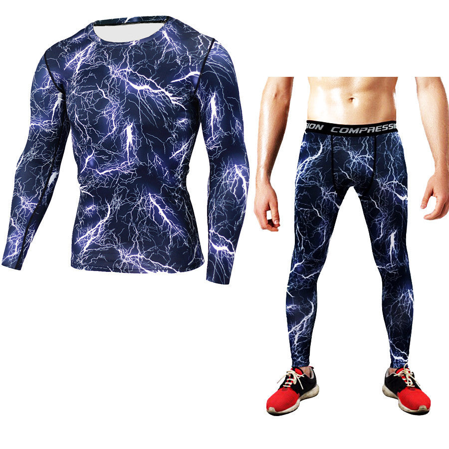 Men's thermal fitness suit