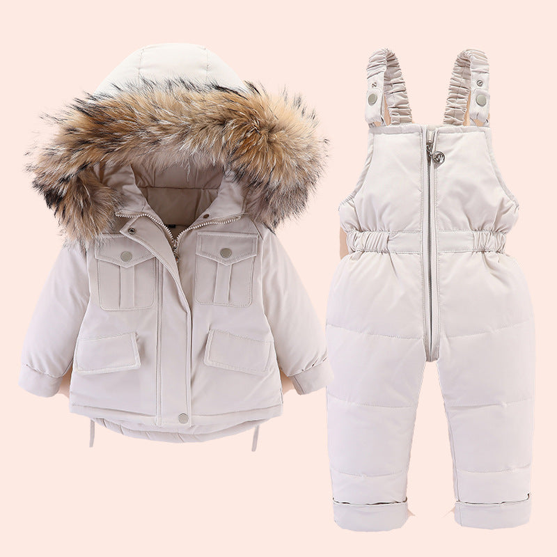 Ensembles de doudounes d'hiver pour garçons et filles