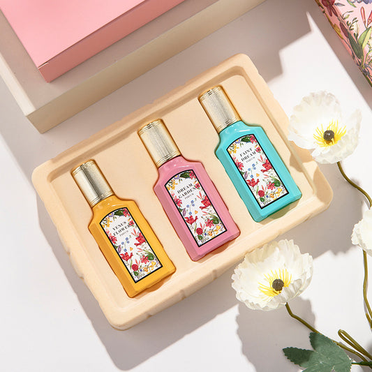 Parfum pour femme, coffret de trois pièces au parfum de fleur de jasmin