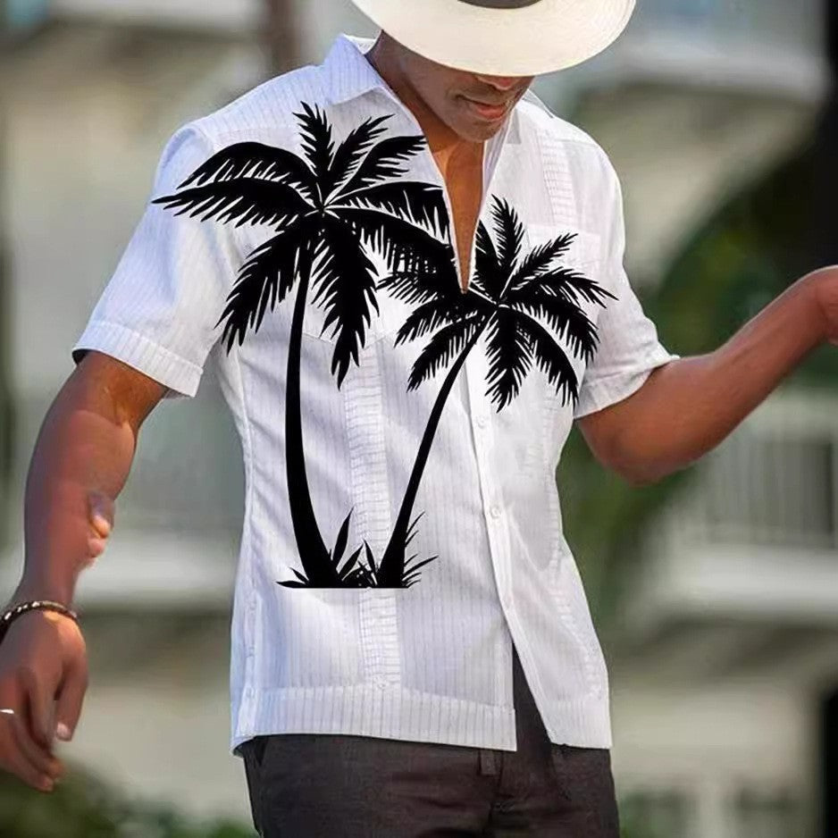 Camisa hawaiana informal con estampado 3D de verano para hombre, ropa de playa para vacaciones