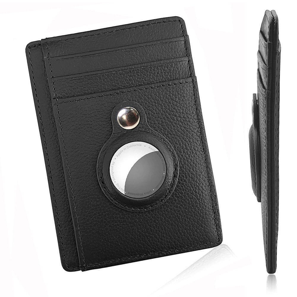 Anti-theft Swiping Pop-up Card Holder Multi-function Business Men Wallet Positioning Tracker Card Holder