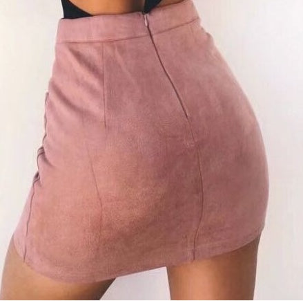 Pocket tied rope wrap hip skirt