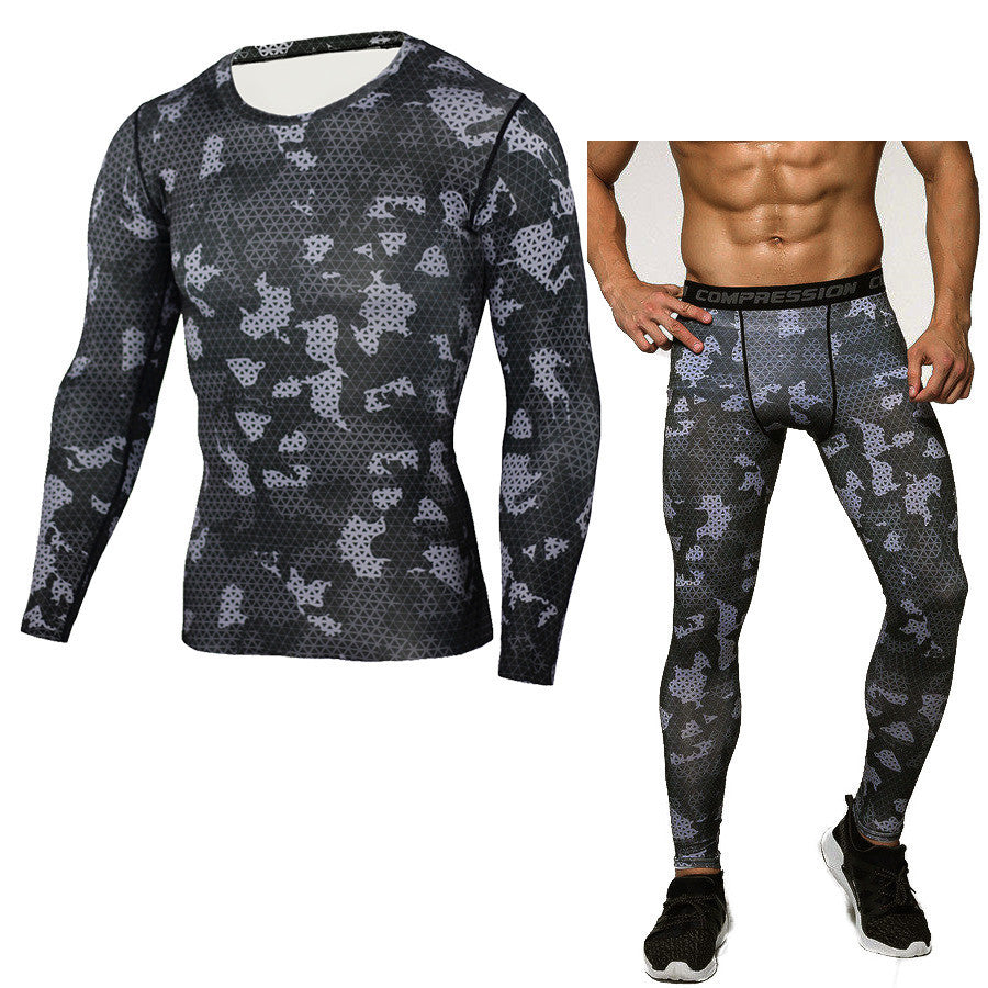 Men's thermal fitness suit