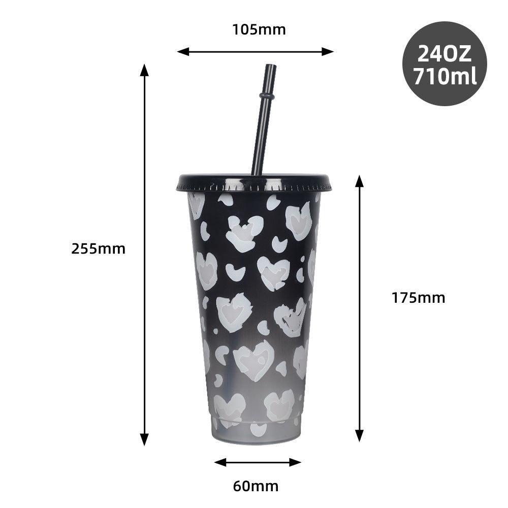 Valentine's Day New Plastic Sippy Cup