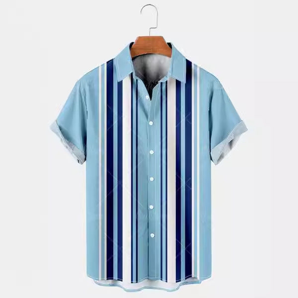 Camisa hawaiana informal con estampado 3D de verano para hombre, ropa de playa para vacaciones