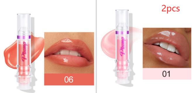 Nuevo tubo de labios de color intenso, labios ligeramente picantes, labios de miel, espejo de vidrio, lápiz labial líquido