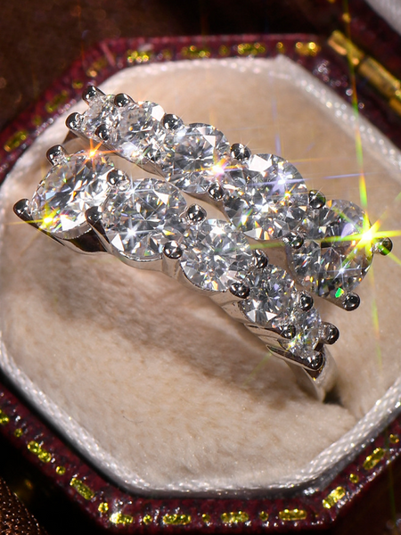 High-end S925 Silver Twisted Ring HWEB6F4XNW