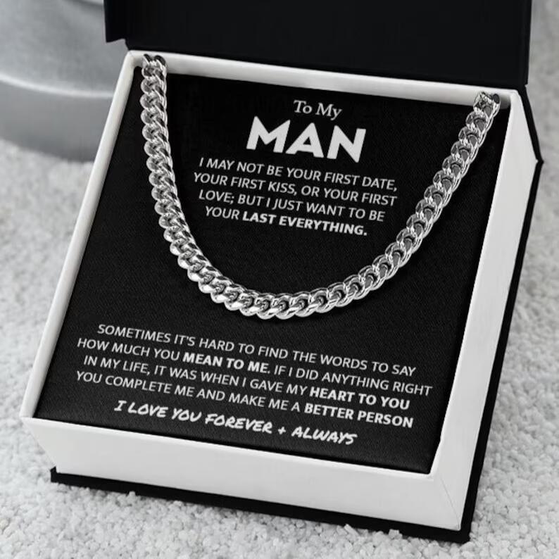 14K Single Circle Dense Chain Cuban Link Chain Male Titanium Steel Necklace Bracelet Gift For Son