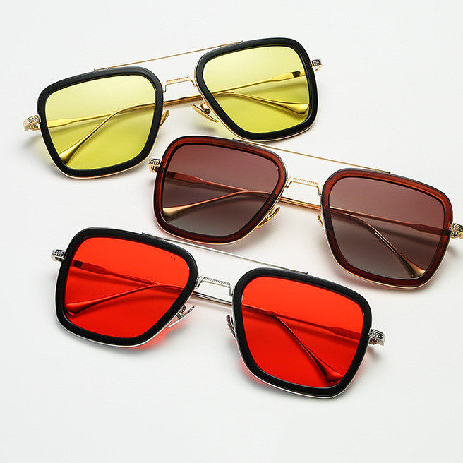 European And American Square Polarized Sunglasses