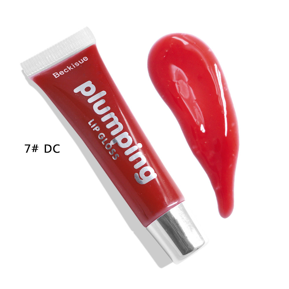 Brillo labial voluminizador Wet Cherry Gloss Brillo labial voluminizador Maquillaje Brillo labial grande Hidratante Volumen voluminizador Brillante Vitamina E Aceite mineral