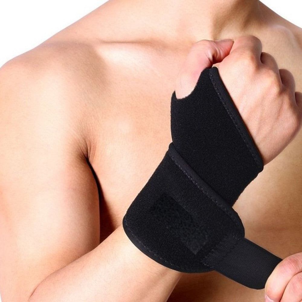 Breathable wrap wrist brace