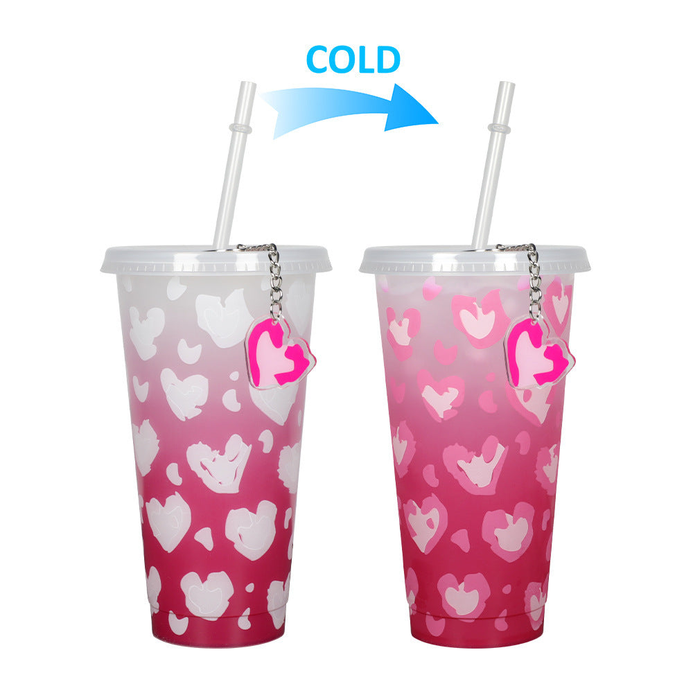 Valentine's Day New Plastic Sippy Cup