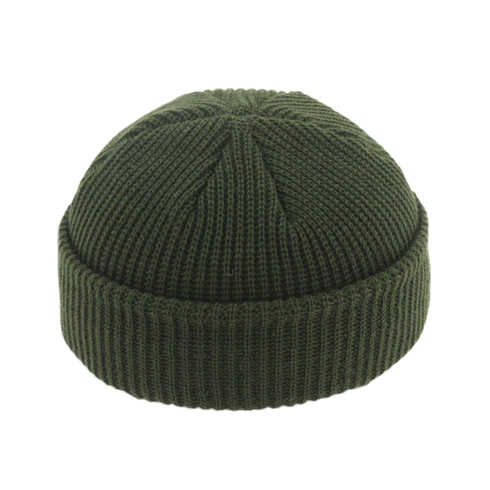 Gorros de punto para mujer, gorro de lana para hombre, gorro retro de invierno