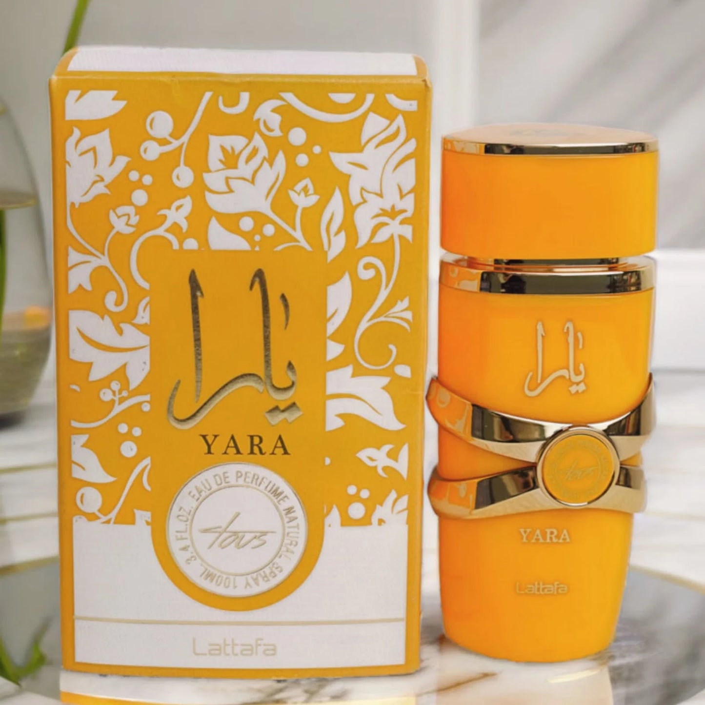 Lattafa Perfumes Yara Tous for Women Eau de Parfum Spray, 3.40 Ounce Elegant Spicy Fragrance Warm Note Of Valentine's Day Gift