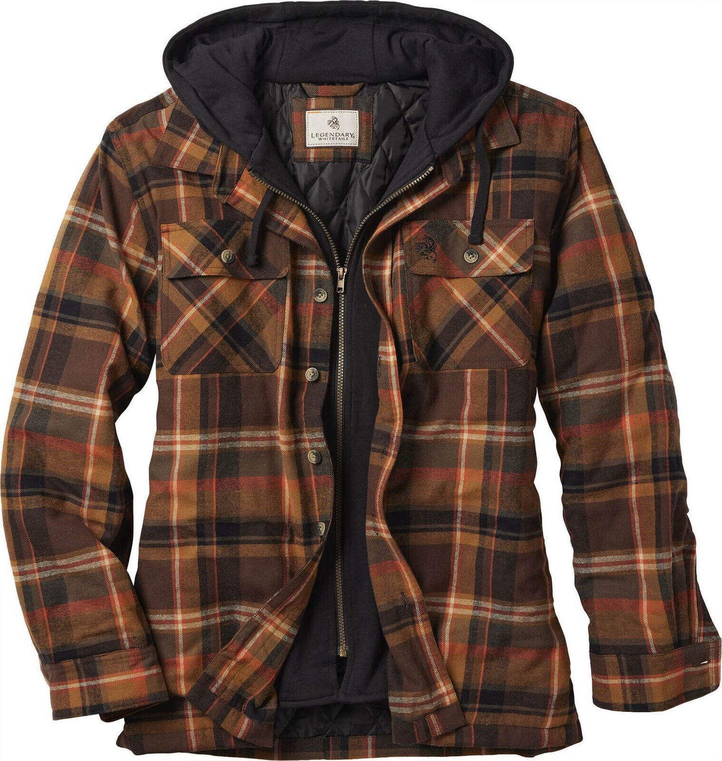 Cotton Coat Plaid Printed Loose Jacket Men