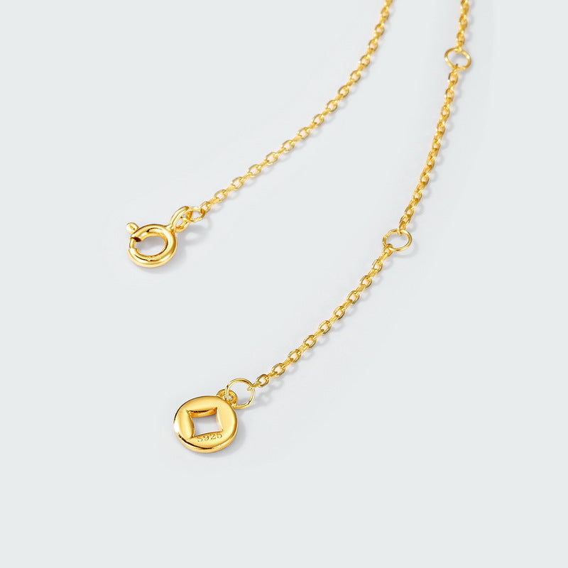 Fashion Personality Zodiac Gold Snake Necklace