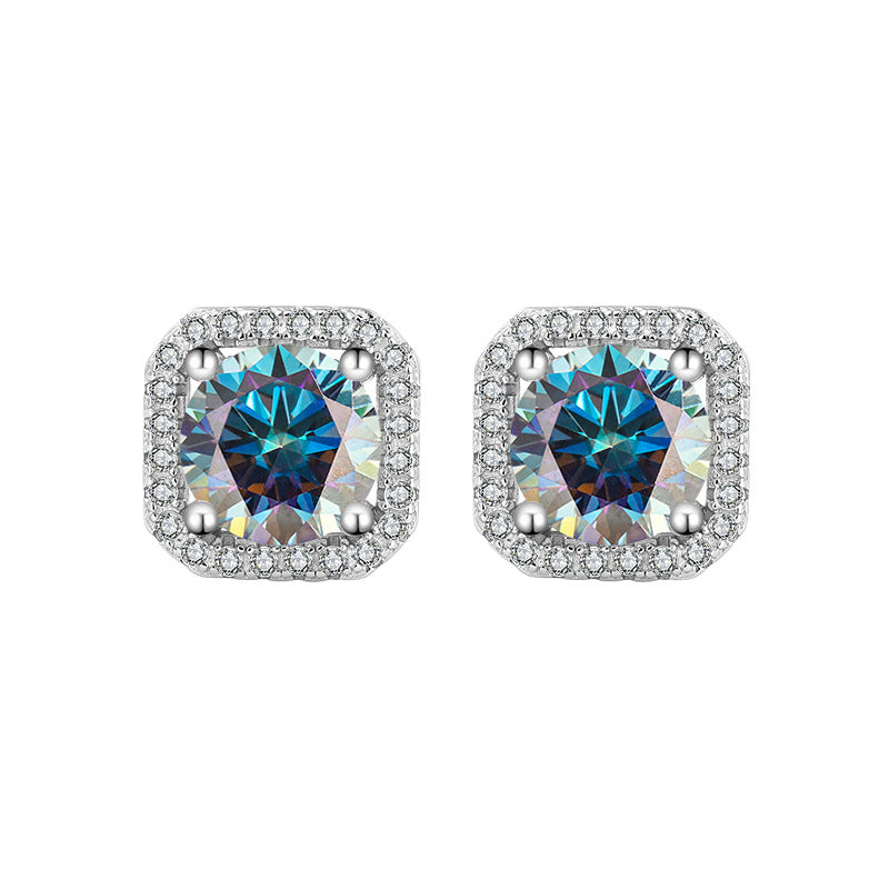 Women's Simple Graceful Moissanite Ear Studs