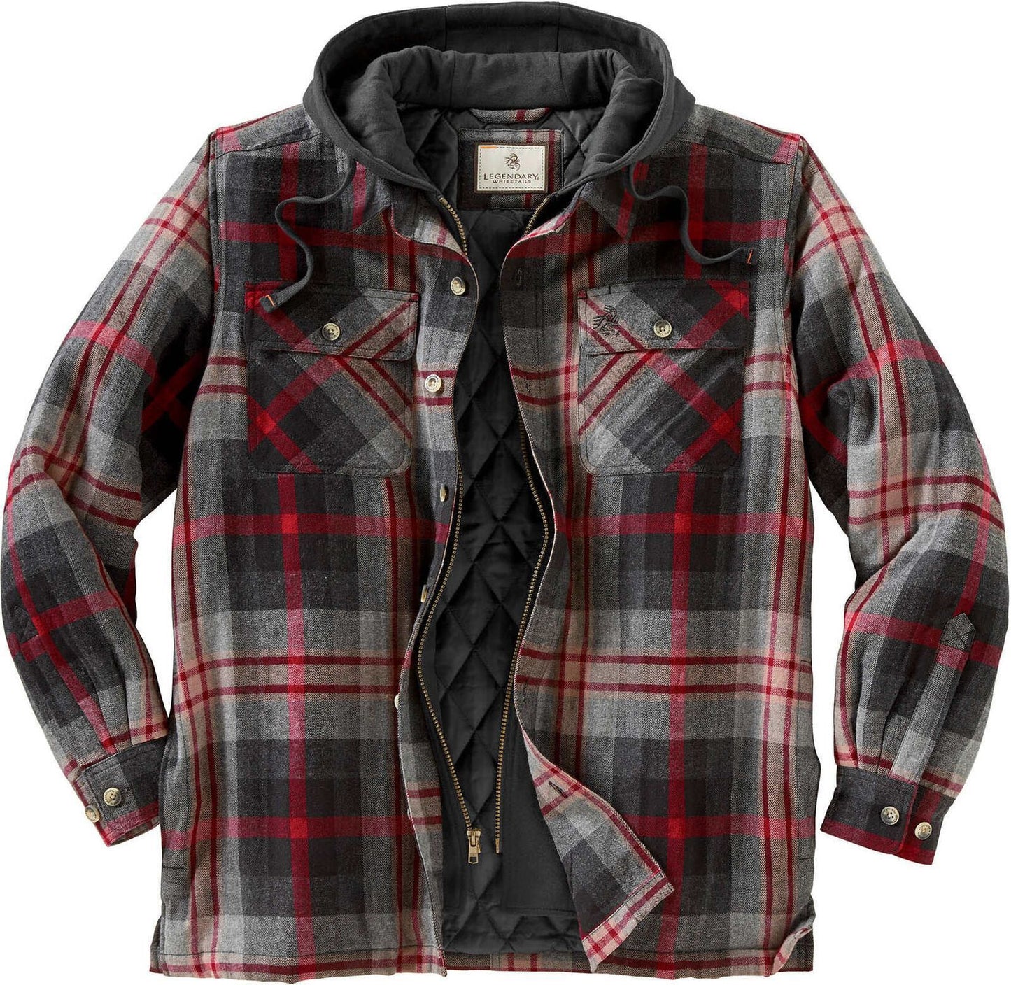 Cotton Coat Plaid Printed Loose Jacket Men