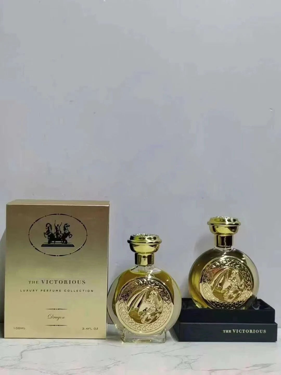 Men Women Perfume Fragrance Hanuman Golden Aries Victorious Valiant Aurica Dragon Spray 100Ml British Royal Glass Bottle