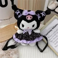 Anime Kawaii Kuromi Lolita Cosplay Princess Dress Sanrios Kids High-Quality Cartoon Dresses Puffy Skirt Cute Girls Party Dress