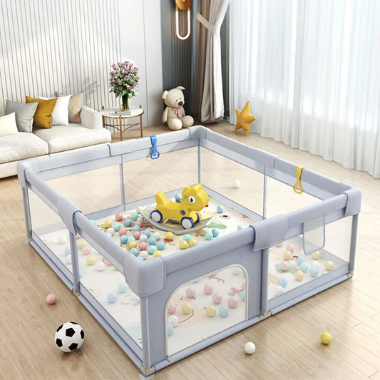 Infant shining Baby Playpen play mat Combination For Children baby Playground 0-6 Years Old Kids Indoor Football Safety Fence