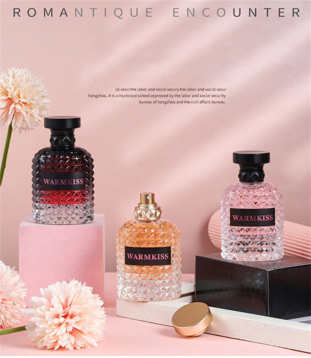 High Grade Pheromone Perfume Women Body Spray Floral Scent Lasting Fragrance Eau De Parfum Men Cologne 50ml Perfumes Feminino