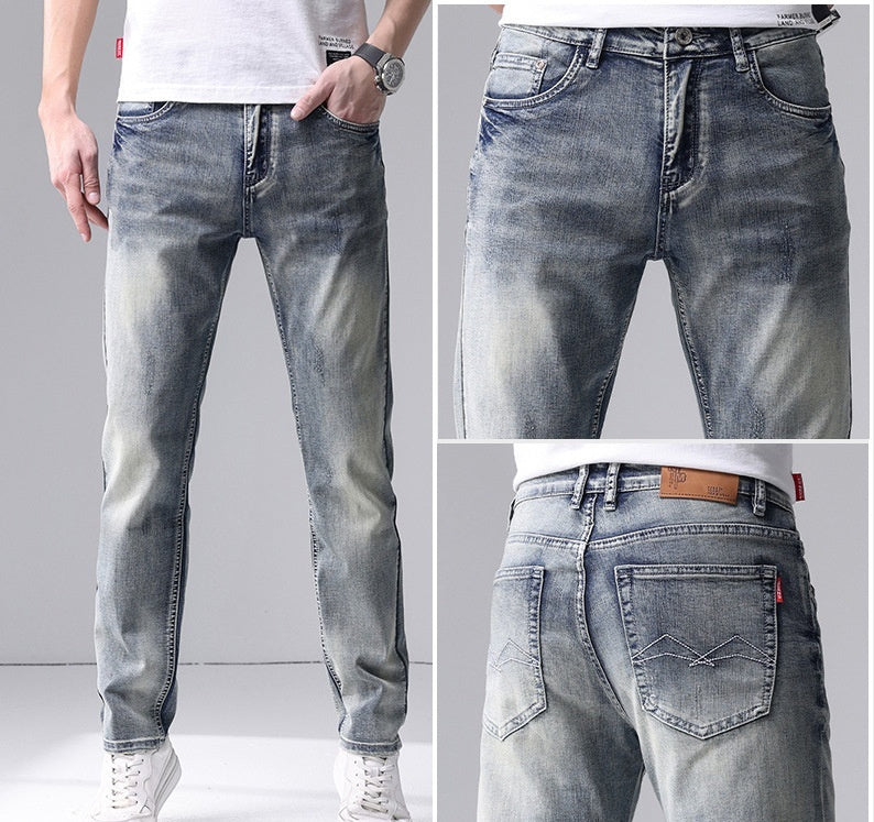 Men's Jeans Straight Fashion Slim Fit