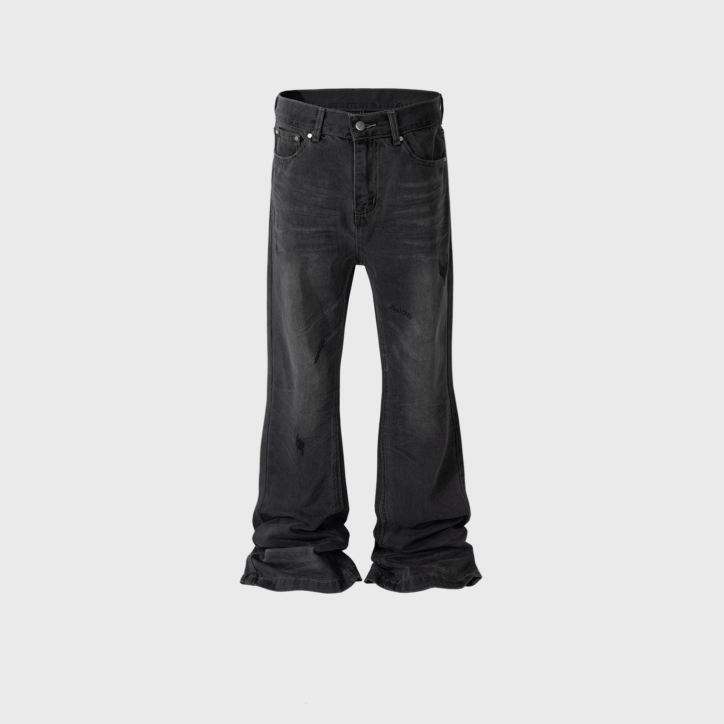 Men's Crumpled Trousers Slim Fit Skinny Jeans