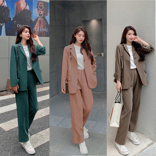 British Style Ins Casual Suit Suit Women