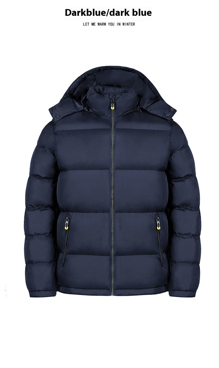 Thick Warm Men's Cotton-quilted Coat Coat