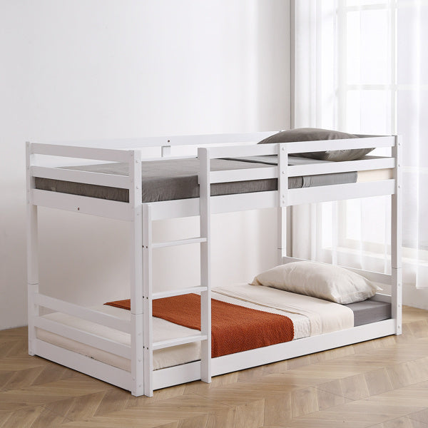 Twin Wooden Bed Can Be Split Into Single-layer Beds