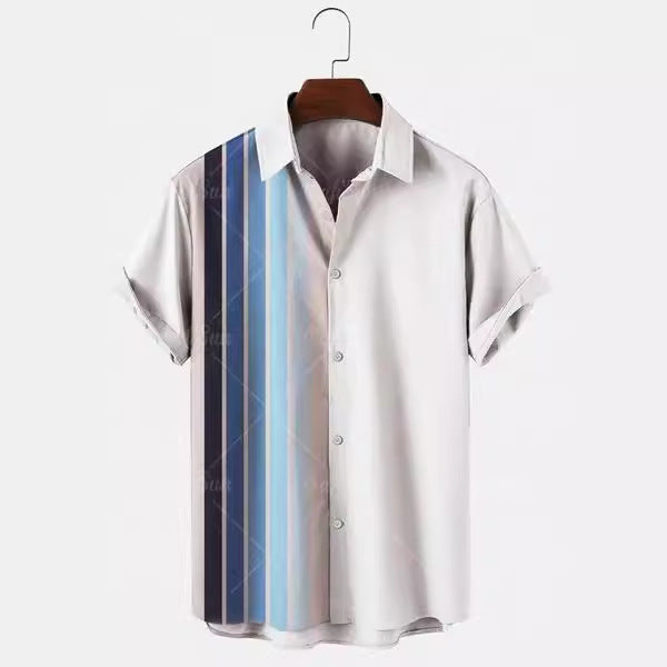 Camisa hawaiana informal con estampado 3D de verano para hombre, ropa de playa para vacaciones