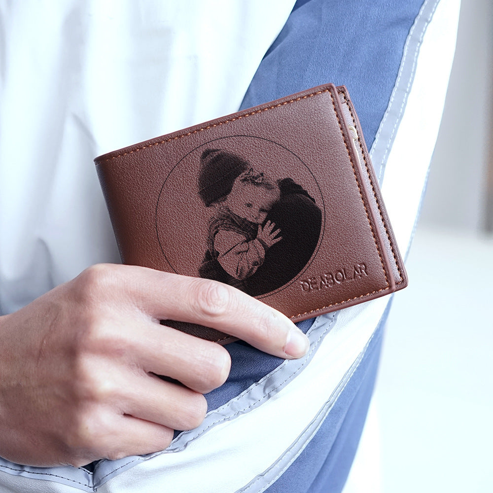 Accessoires pour portefeuilles à fermeture éclair pour hommes Saint-Valentin